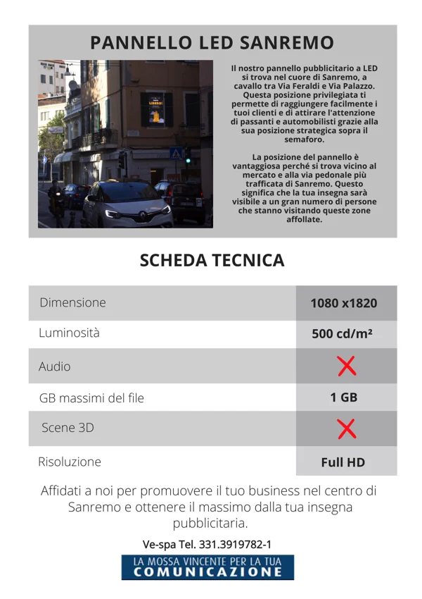 SCHEDA TECNICA LED SANREMO · page 2